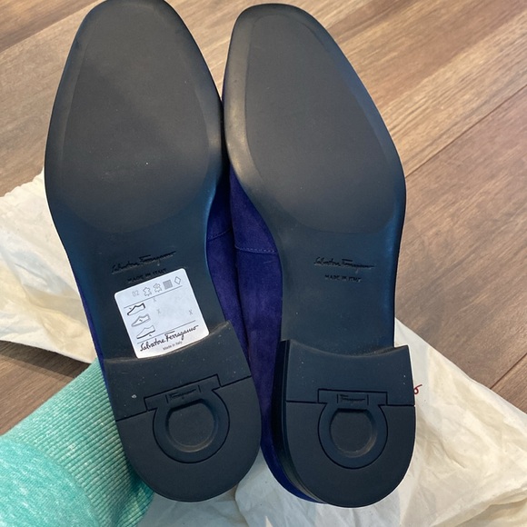 Ferragamo Flori 2 Giancini Suede Loafers - Picture 7 of 7